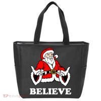 Santa Believe Tote Bag thumb 0