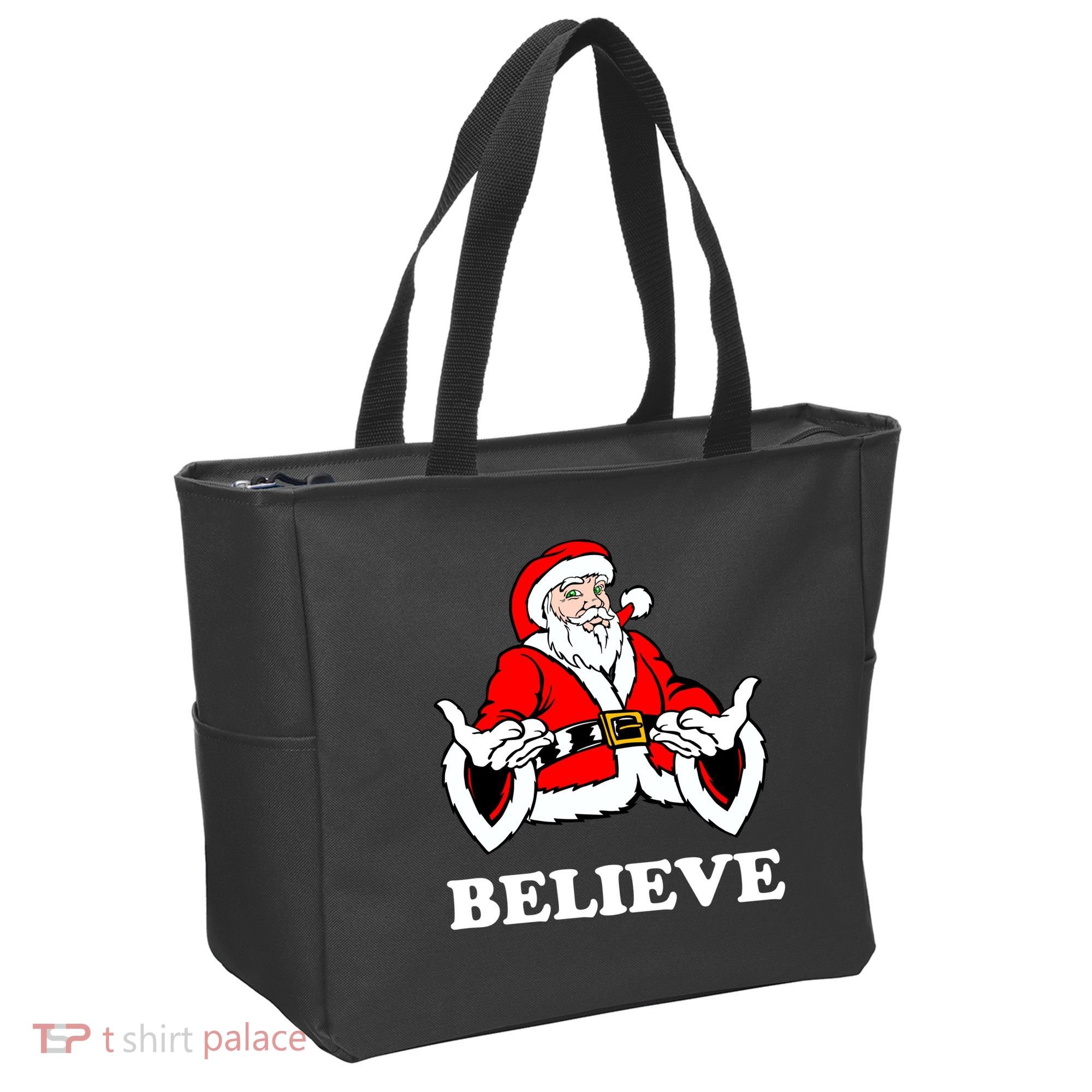 Santa Believe Tote Bag