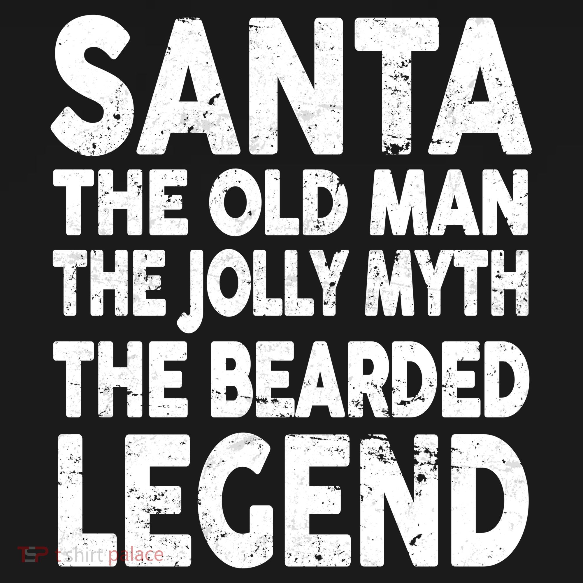 Santa Christmas The Old Man Jolly Myth Bearded Legend Backpack