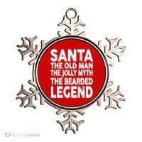 Santa Christmas The Old Man Jolly Myth Bearded Legend Ornament thumb 0