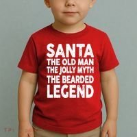 Santa Christmas The Old Man Jolly Myth Bearded Legend Toddler T-Shirt thumb 2