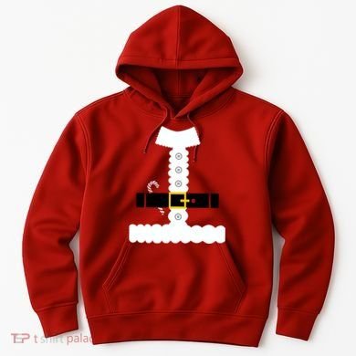 Santa Claus Candy Cane Costume Suit Hoodie