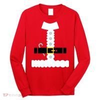 Santa Claus Candy Cane Costume Suit Long Sleeve Shirt thumb 0