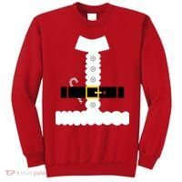 Santa Claus Candy Cane Costume Suit Sweatshirt thumb 0