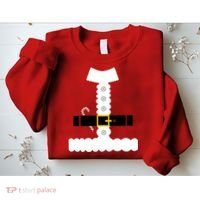 Santa Claus Candy Cane Costume Suit Sweatshirt thumb 2