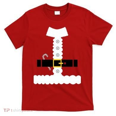 Santa Claus Candy Cane Costume Suit T-Shirt