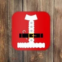 Santa Claus Candy Cane Costume Suit Coaster thumb 0