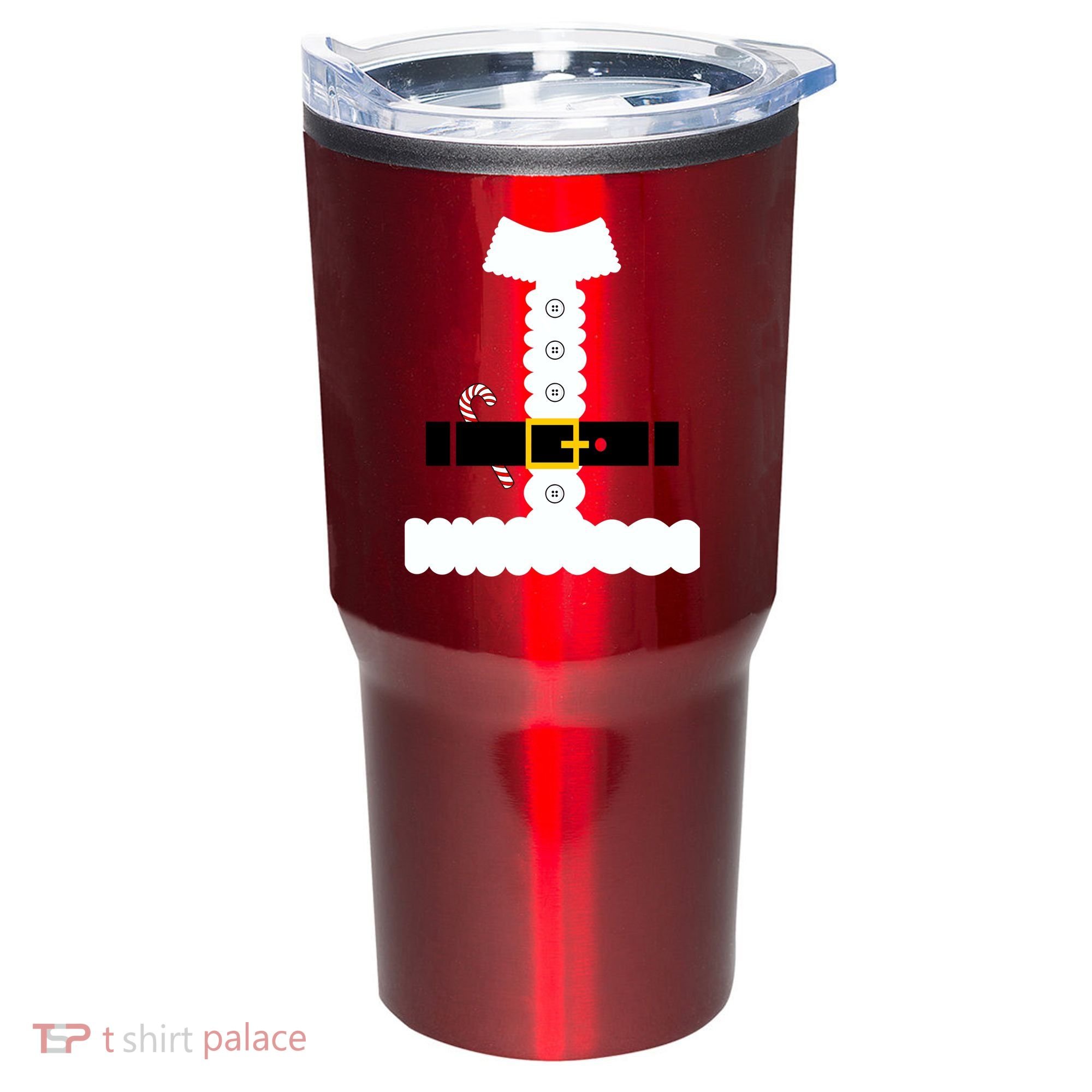 Santa Claus Candy Cane Costume Suit Tumbler