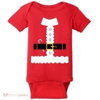 Santa Claus Candy Cane Costume Suit Baby Bodysuit thumb 0