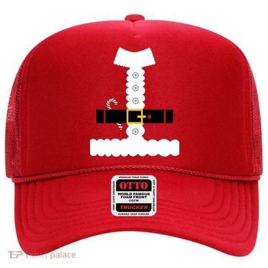 Santa Claus Candy Cane Costume Suit Hat