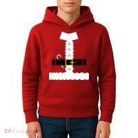 Santa Claus Candy Cane Costume Suit Kids Hoodie thumb 4