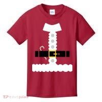 Santa Claus Candy Cane Costume Suit Kids T-Shirt thumb 0