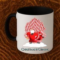 Santa Claus Christmas Is Coming GOT Coffee Mug thumb 2