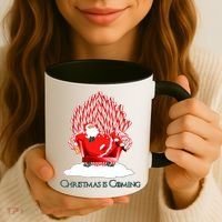 Santa Claus Christmas Is Coming GOT Coffee Mug thumb 3