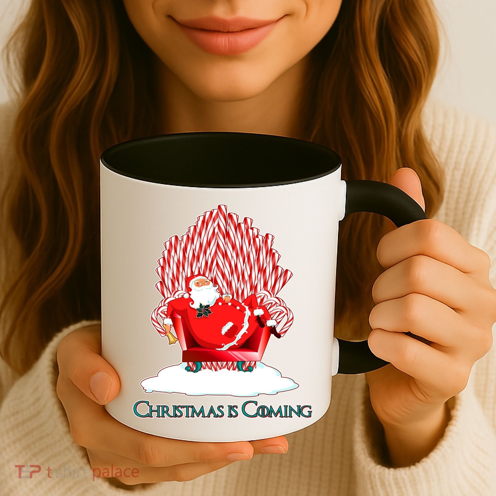 Santa Claus Christmas Is Coming GOT Coffee Mug