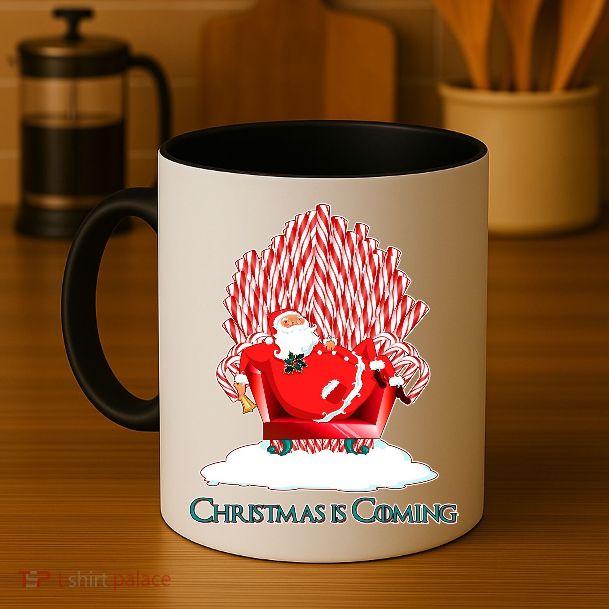 Santa Claus Christmas Is Coming GOT Coffee Mug