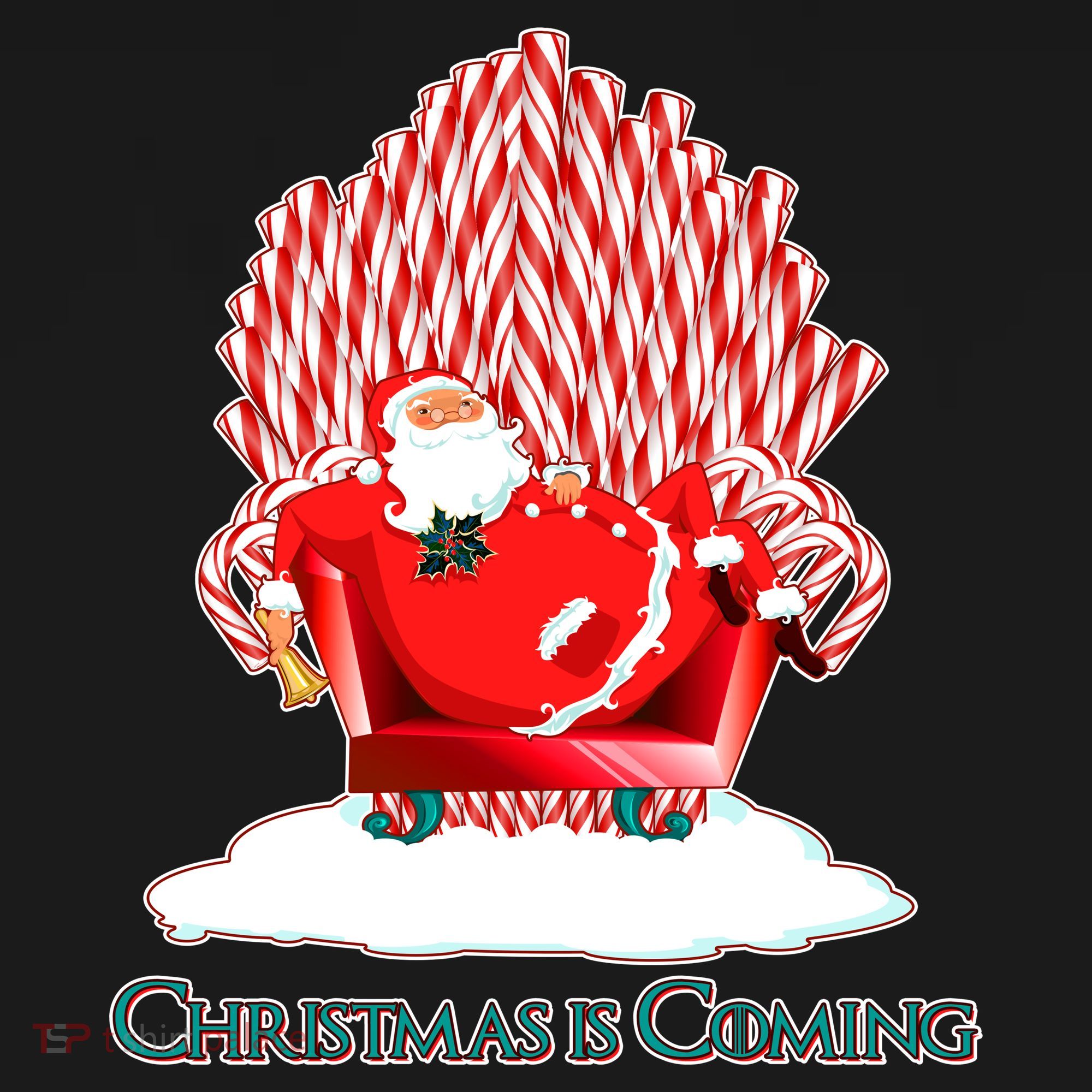 Santa Claus Christmas Is Coming GOT Women's Hoodie