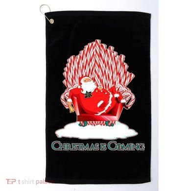 Santa Claus Christmas Is Coming GOT Golf Towel