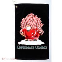 Santa Claus Christmas Is Coming GOT Golf Towel thumb 0