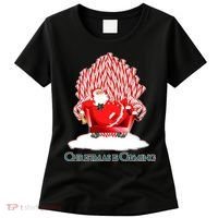 Santa Claus Christmas Is Coming GOT Women's T-Shirt thumb 0