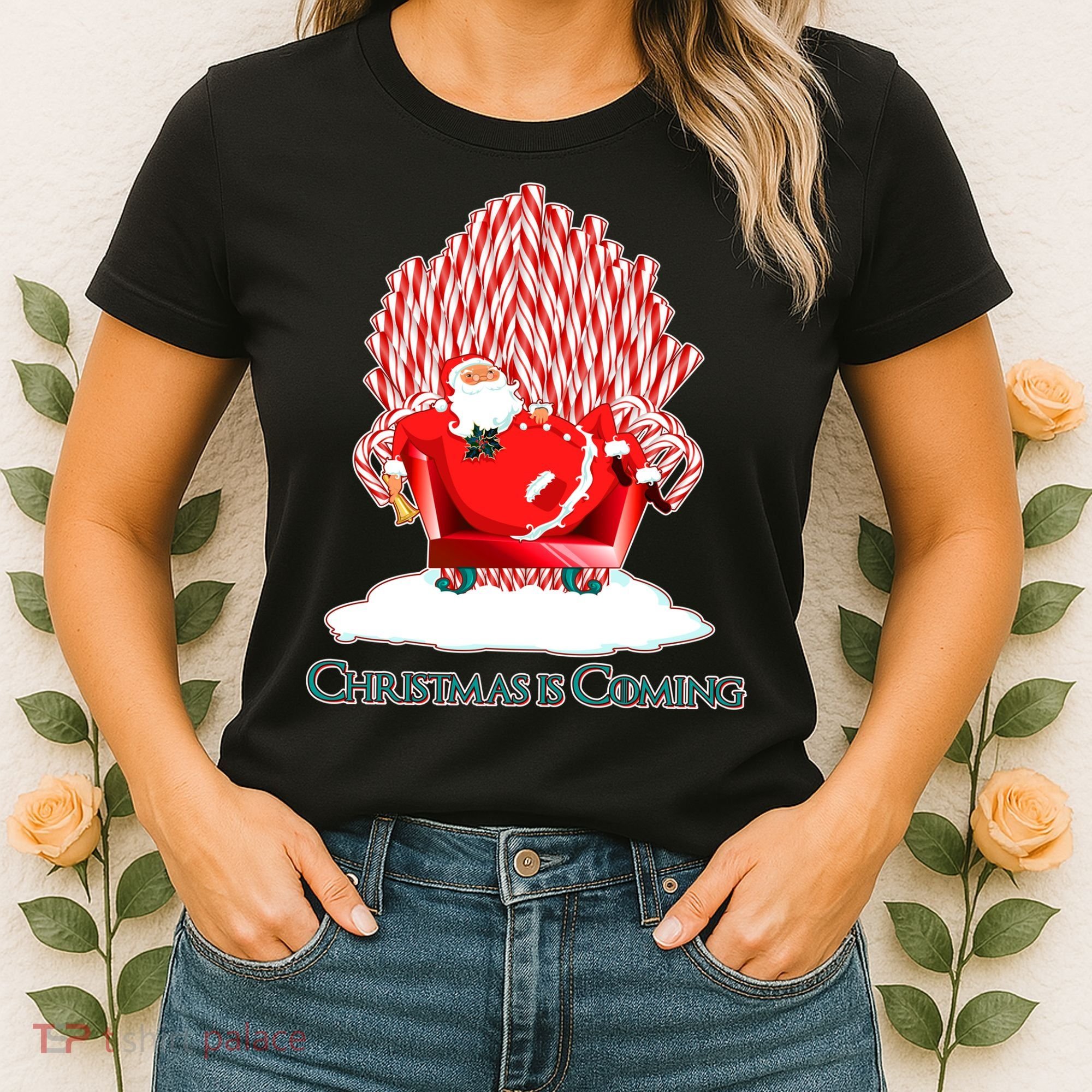 Santa Claus Christmas Is Coming GOT Women's T-Shirt
