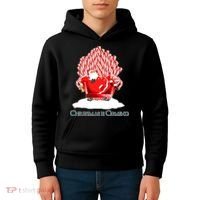 Santa Claus Christmas Is Coming GOT Kids Hoodie thumb 4