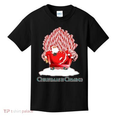Santa Claus Christmas Is Coming GOT Kids T-Shirt