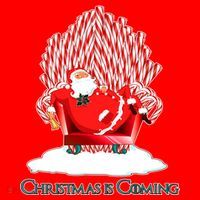 Santa Claus Christmas Is Coming GOT Santa Hat thumb 1