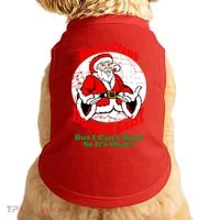 Santa Claus Doesn't Exist But I cant Read Doggie Tank thumb 0