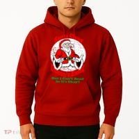 Santa Claus Doesn't Exist But I cant Read Hoodie thumb 2