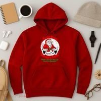 Santa Claus Doesn't Exist But I cant Read Hoodie thumb 3