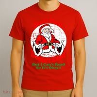 Santa Claus Doesn't Exist But I cant Read T-Shirt thumb 3