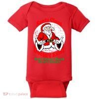 Santa Claus Doesn't Exist But I cant Read Baby Bodysuit thumb 0