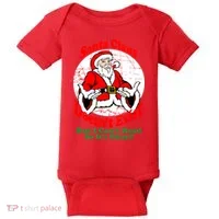 Santa Claus Doesn't Exist But I cant Read Baby Bodysuit thumb 0
