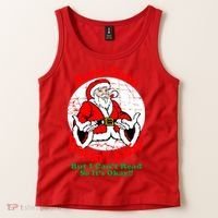 Santa Claus Doesn't Exist But I cant Read Tank Top thumb 2