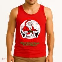 Santa Claus Doesn't Exist But I cant Read Tank Top thumb 3