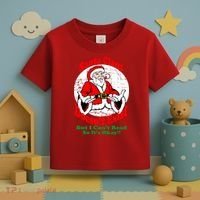 Santa Claus Doesn't Exist But I cant Read Toddler T-Shirt thumb 3