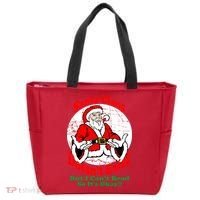 Santa Claus Doesn't Exist But I cant Read Tote Bag thumb 0