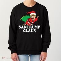 Santa Claus Donald Trump Santatrump Women's Sweatshirt thumb 0