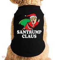 Santa Claus Donald Trump Santatrump Doggie Tank thumb 0