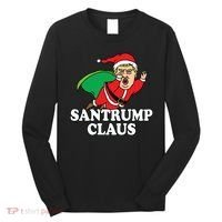 Santa Claus Donald Trump Santatrump Long Sleeve Shirt thumb 0