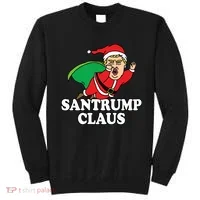 Santa Claus Donald Trump Santatrump Sweatshirt thumb 0