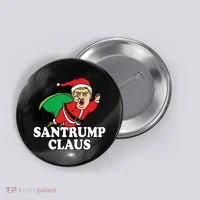 Santa Claus Donald Trump Santatrump Button thumb 0