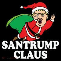 Santa Claus Donald Trump Santatrump Women's Hoodie thumb 2