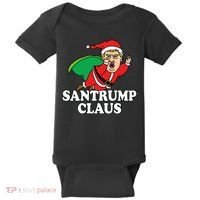 Santa Claus Donald Trump Santatrump Baby Bodysuit thumb 0