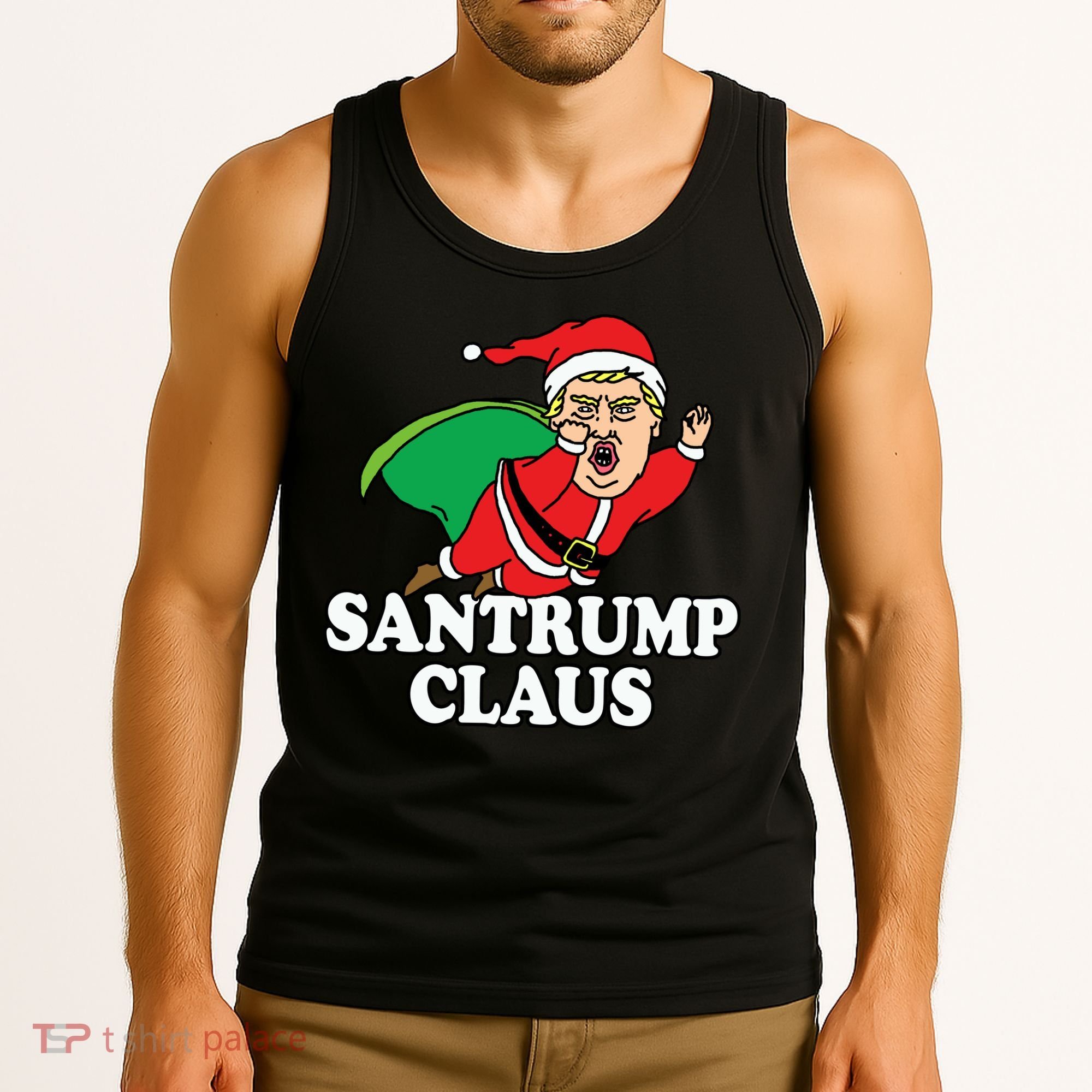 Santa Claus Donald Trump Santatrump Tank Top