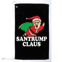 Santa Claus Donald Trump Santatrump Golf Towel thumb 0