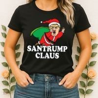Santa Claus Donald Trump Santatrump Women's T-Shirt thumb 2