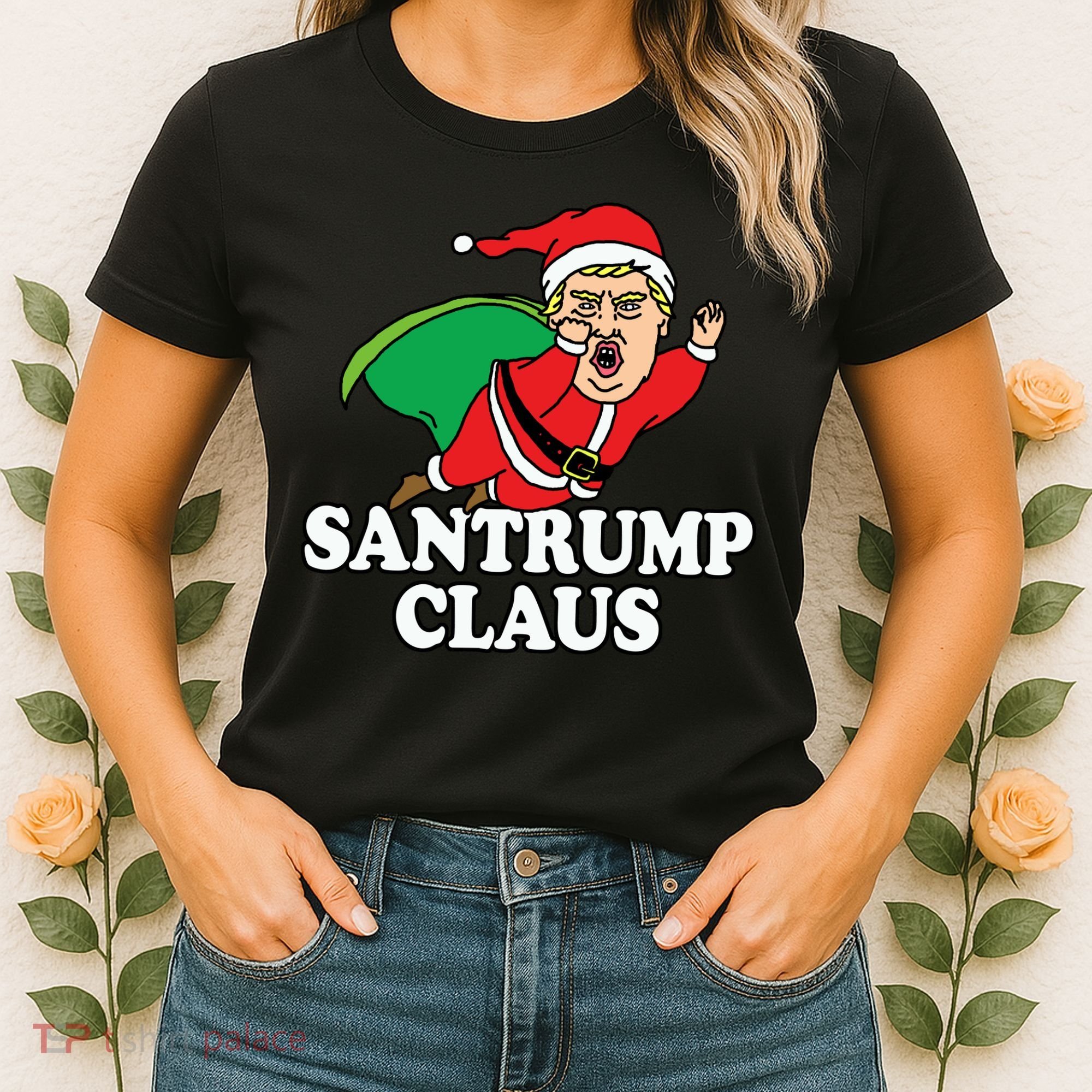 Santa Claus Donald Trump Santatrump Women's T-Shirt
