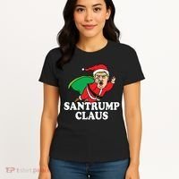 Santa Claus Donald Trump Santatrump Women's T-Shirt thumb 4